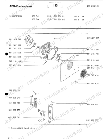 Взрыв-схема плиты (духовки) Aeg 320F-W GB - Схема узла Section8